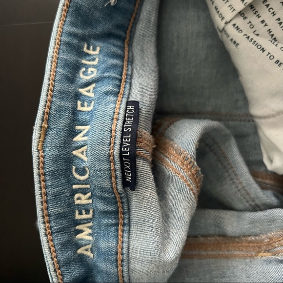American Eagle Skinny Jeans Light Blue Size 6 - Picture 6 of 7